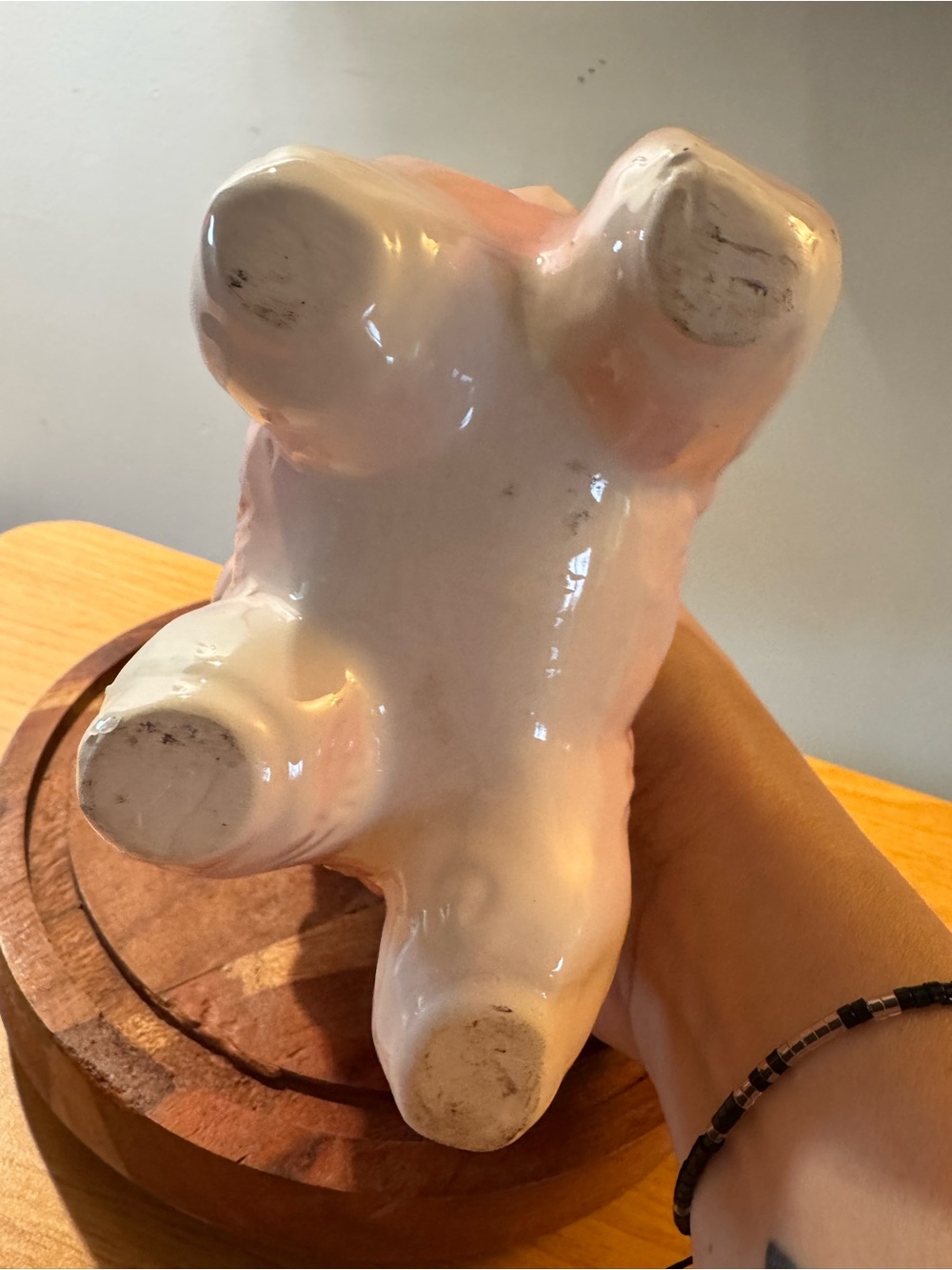 Royal Copley Vintage Pink Ceramic Poodle Planter - Kitschy Decorative Accent - Picture 4 of 8